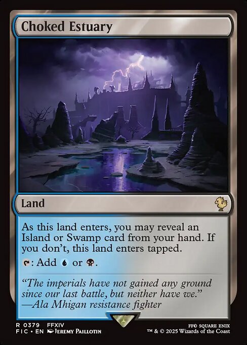 Magic the Gathering Card - Choked Estuary - MTG Circle