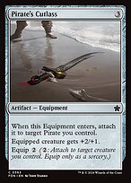 Magic the Gathering Card - Pirate's Cutlass - MTG Circle