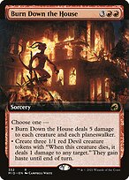 Magic the Gathering Card - Burn Down the House - MTG Circle