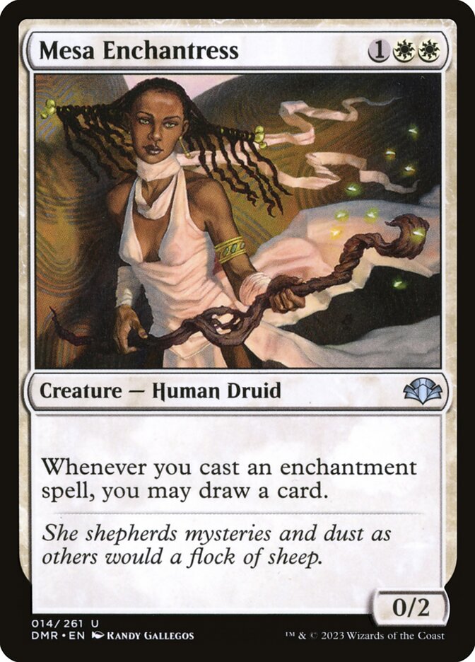 Magic the Gathering Card - Mesa Enchantress - MTG Circle