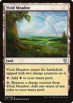Magic the Gathering Card - Vivid Meadow - MTG Circle
