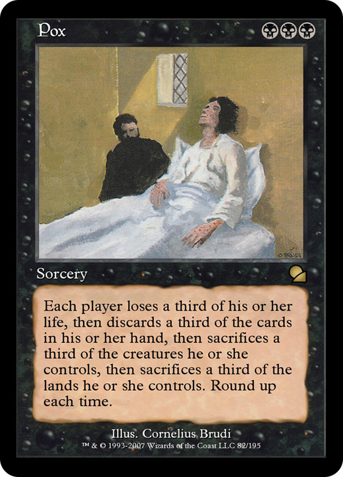 Magic the Gathering Card - Pox - MTG Circle