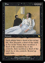 Magic the Gathering Card - Pox - MTG Circle