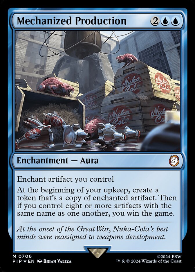 Magic the Gathering Card - Mechanized Production - MTG Circle