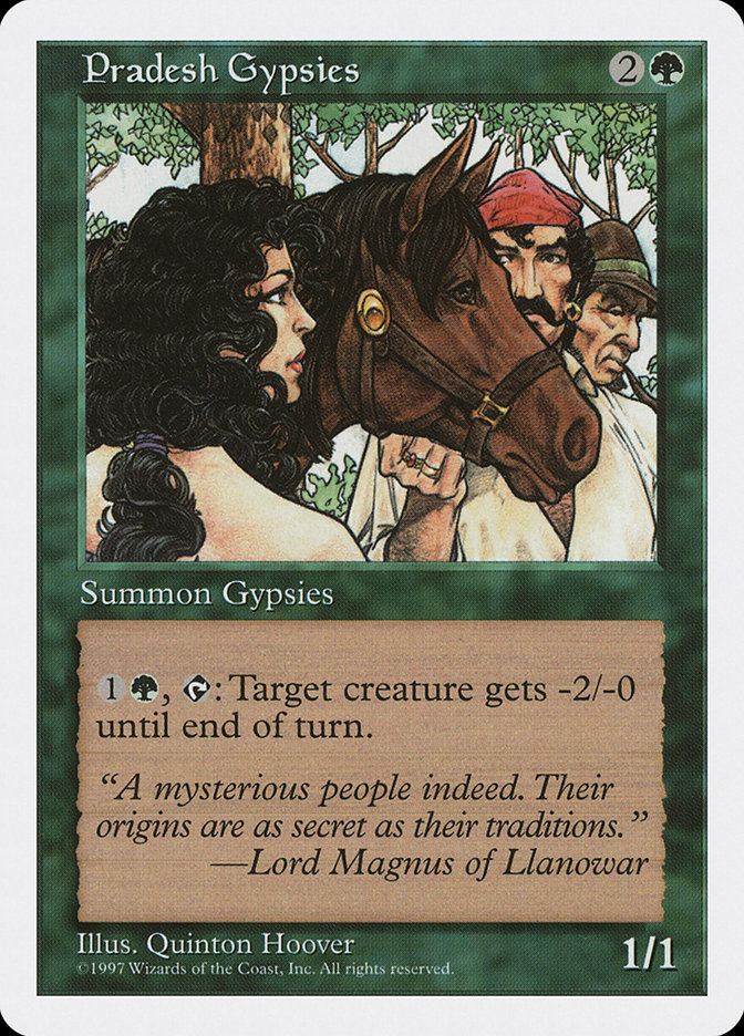 Magic the Gathering Card - Pradesh Gypsies - MTG Circle