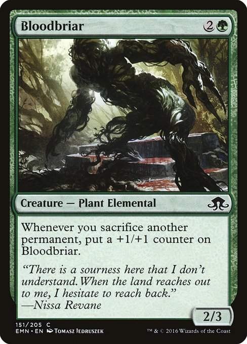 Magic the Gathering Card - Bloodbriar - MTG Circle