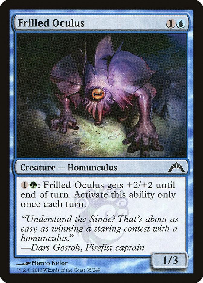 Magic the Gathering Card - Frilled Oculus - MTG Circle