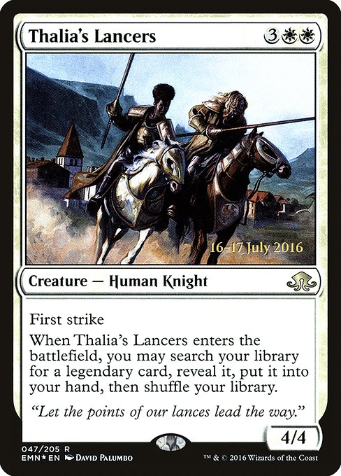 Magic the Gathering Card - Thalia's Lancers - MTG Circle