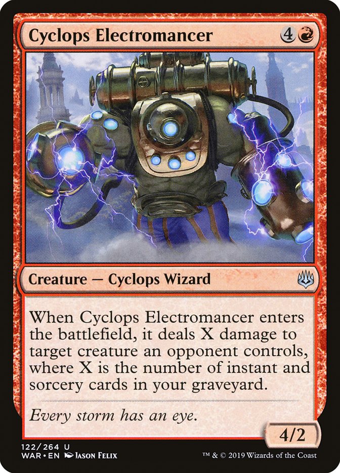 Magic the Gathering Card - Cyclops Electromancer - MTG Circle