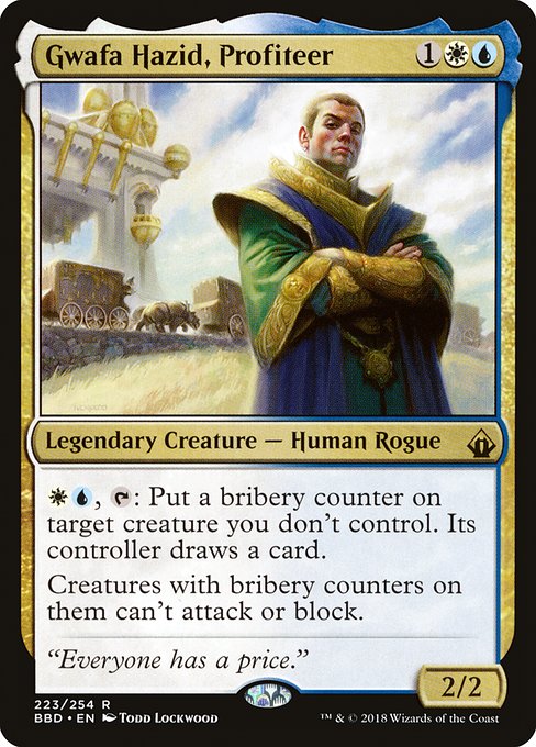 Magic the Gathering Card - Gwafa Hazid, Profiteer - MTG Circle