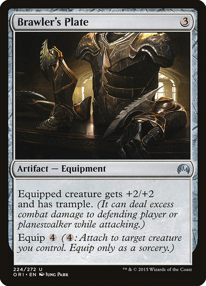Magic the Gathering Card - Brawler's Plate - MTG Circle