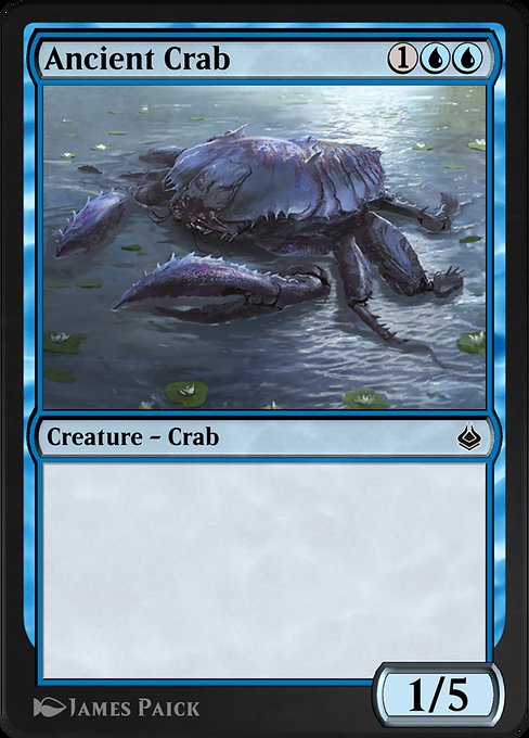 Magic the Gathering Card - Ancient Crab - MTG Circle