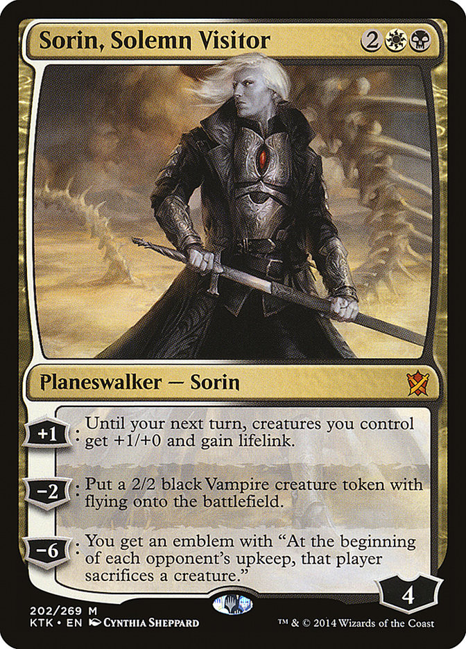 Magic the Gathering Card - Sorin, Solemn Visitor - MTG Circle