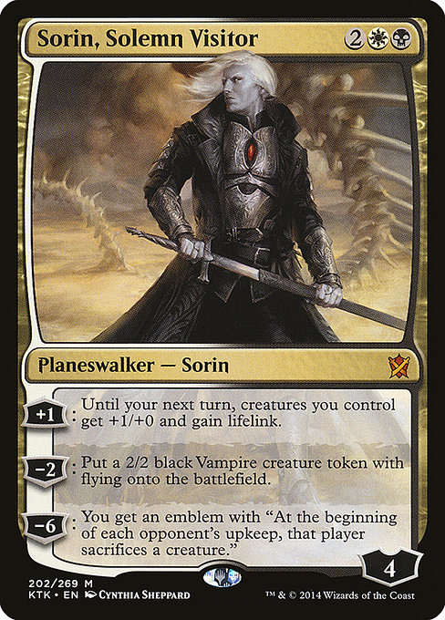 Magic the Gathering Card - Sorin, Solemn Visitor - MTG Circle