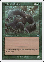 Magic the Gathering Card - Silverback Ape - MTG Circle