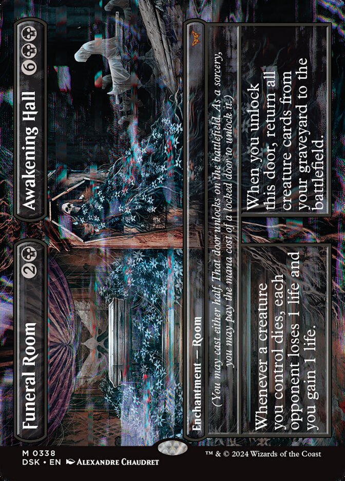 Magic the Gathering Card - Funeral Room // Awakening Hall - MTG Circle
