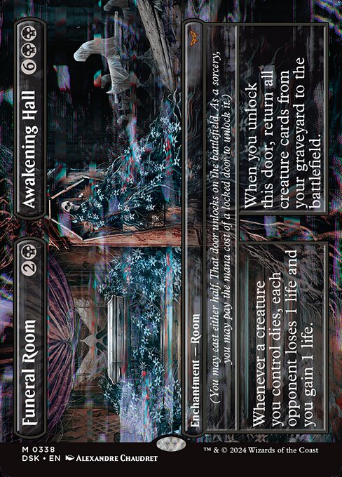 Magic the Gathering Card - Funeral Room // Awakening Hall - MTG Circle