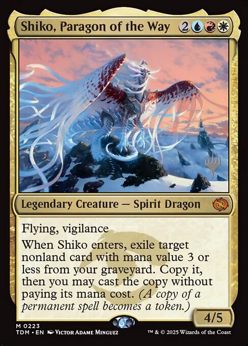 Magic the Gathering Card - Shiko, Paragon of the Way - MTG Circle