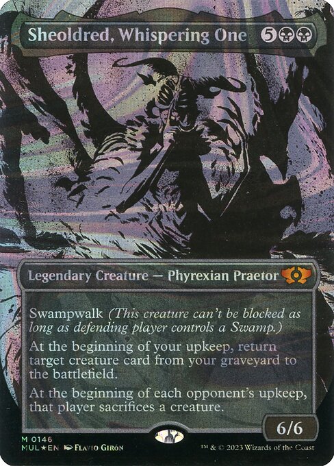 Magic the Gathering Card - Sheoldred, Whispering One - MTG Circle
