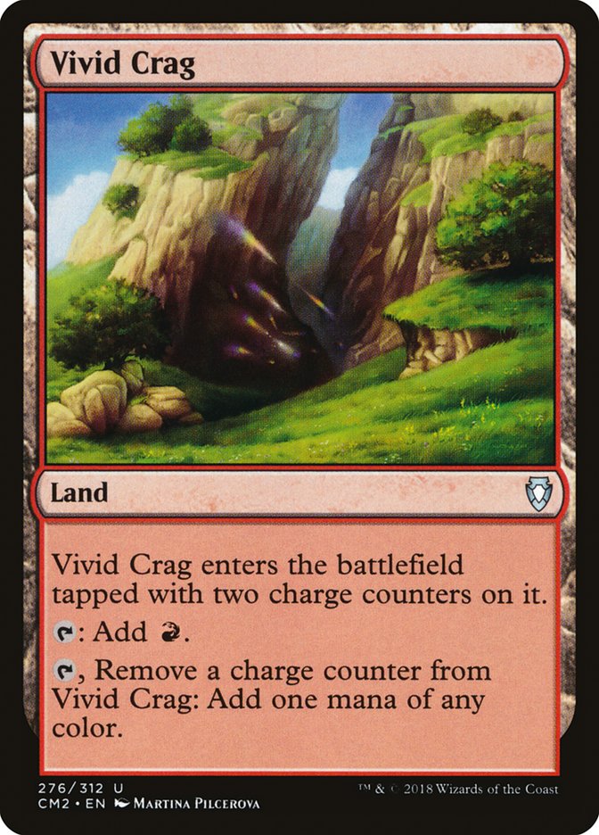 Magic the Gathering Card - Vivid Crag - MTG Circle