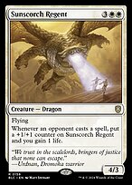 Magic the Gathering Card - Sunscorch Regent - MTG Circle