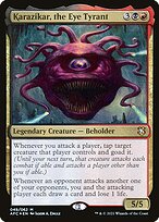 Magic the Gathering Card - Karazikar, the Eye Tyrant - MTG Circle