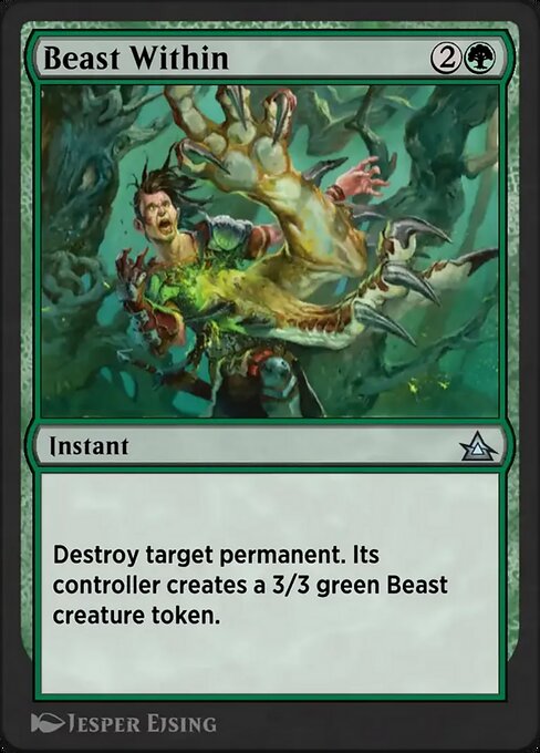 Magic the Gathering Card - Beast Within - MTG Circle