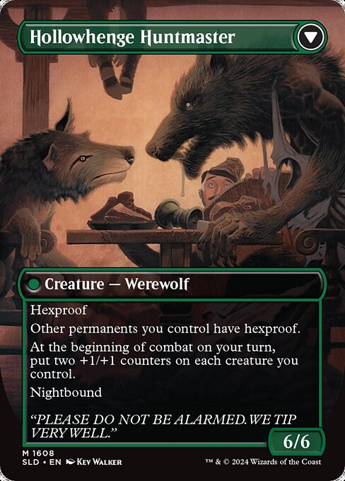 Magic the Gathering Card - Hollowhenge Huntmaster - MTG Circle