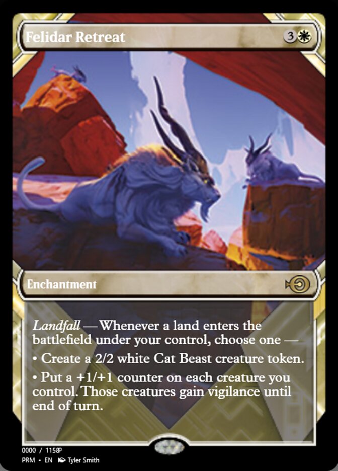 Magic the Gathering Card - Felidar Retreat - MTG Circle