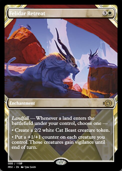 Magic the Gathering Card - Felidar Retreat - MTG Circle