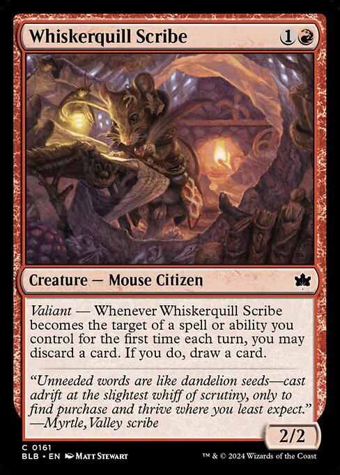 Magic the Gathering Card - Whiskerquill Scribe - MTG Circle