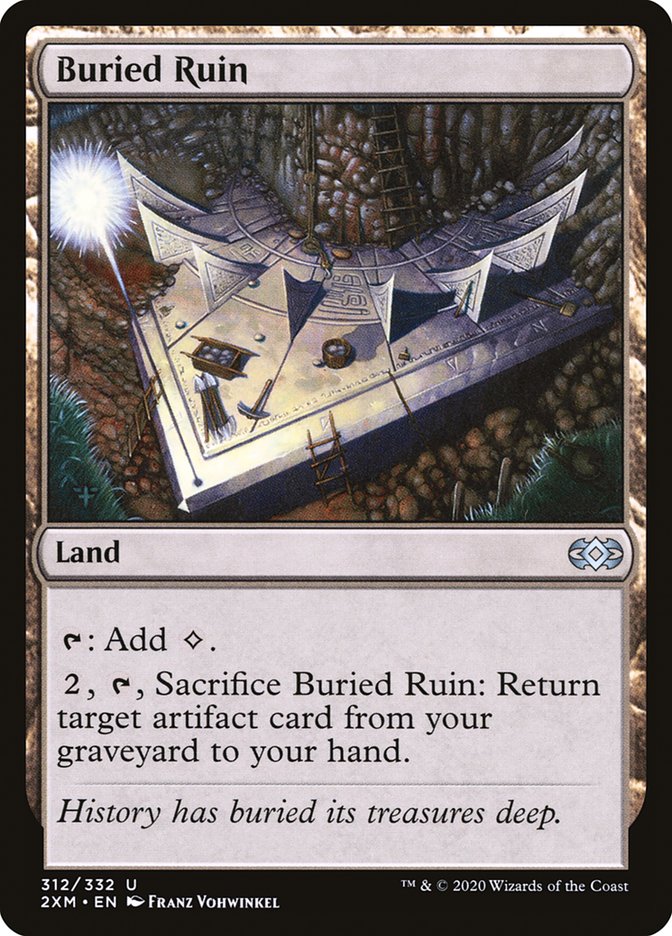 Magic the Gathering Card - Buried Ruin - MTG Circle