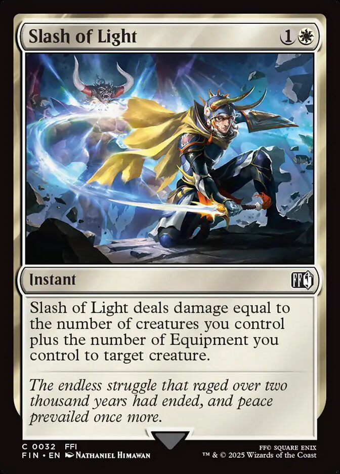 Magic the Gathering Card - Slash of Light - MTG Circle