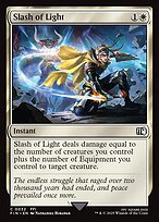 Magic the Gathering Card - Slash of Light - MTG Circle
