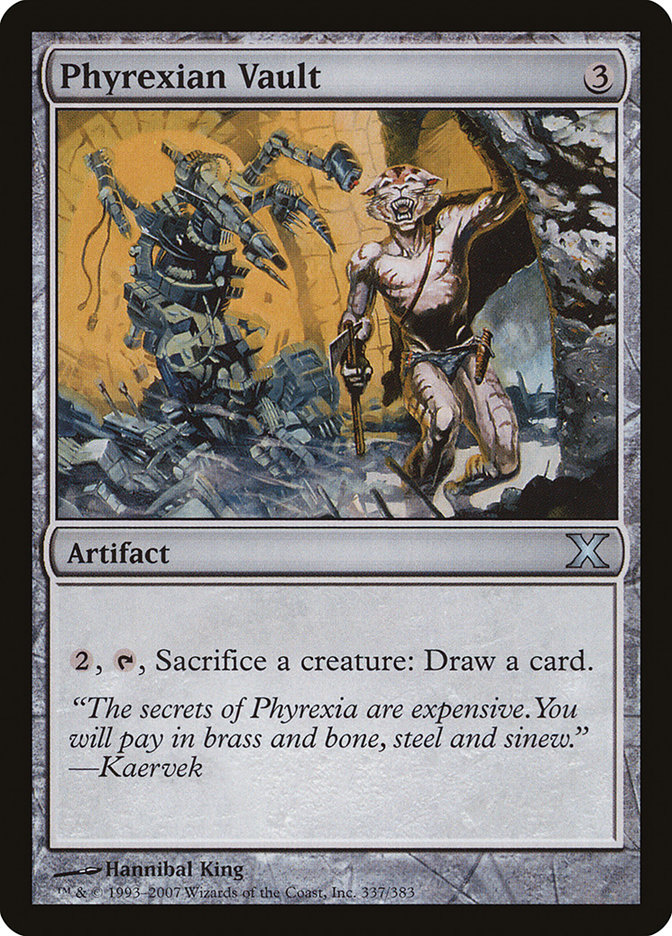 Magic the Gathering Card - Phyrexian Vault - MTG Circle