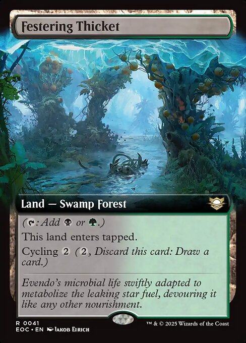 Magic the Gathering Card - Festering Thicket - MTG Circle
