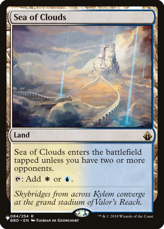 Magic the Gathering Card - Sea of Clouds - MTG Circle