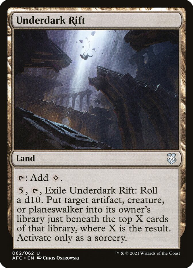 Magic the Gathering Card - Underdark Rift - MTG Circle
