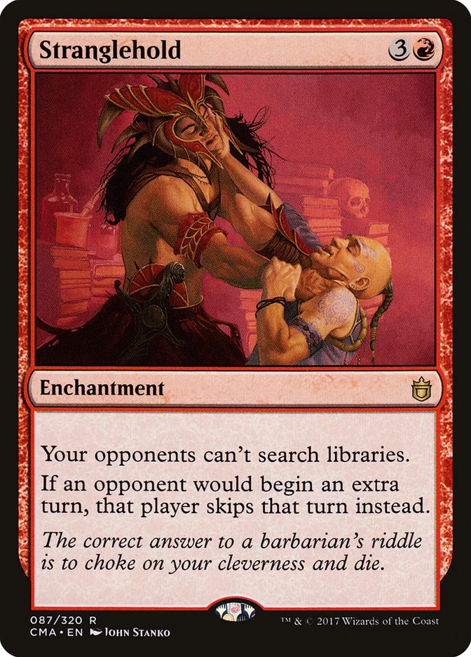 Magic the Gathering Card - Stranglehold - MTG Circle