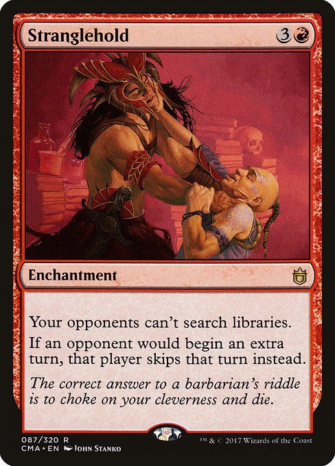 Magic the Gathering Card - Stranglehold - MTG Circle