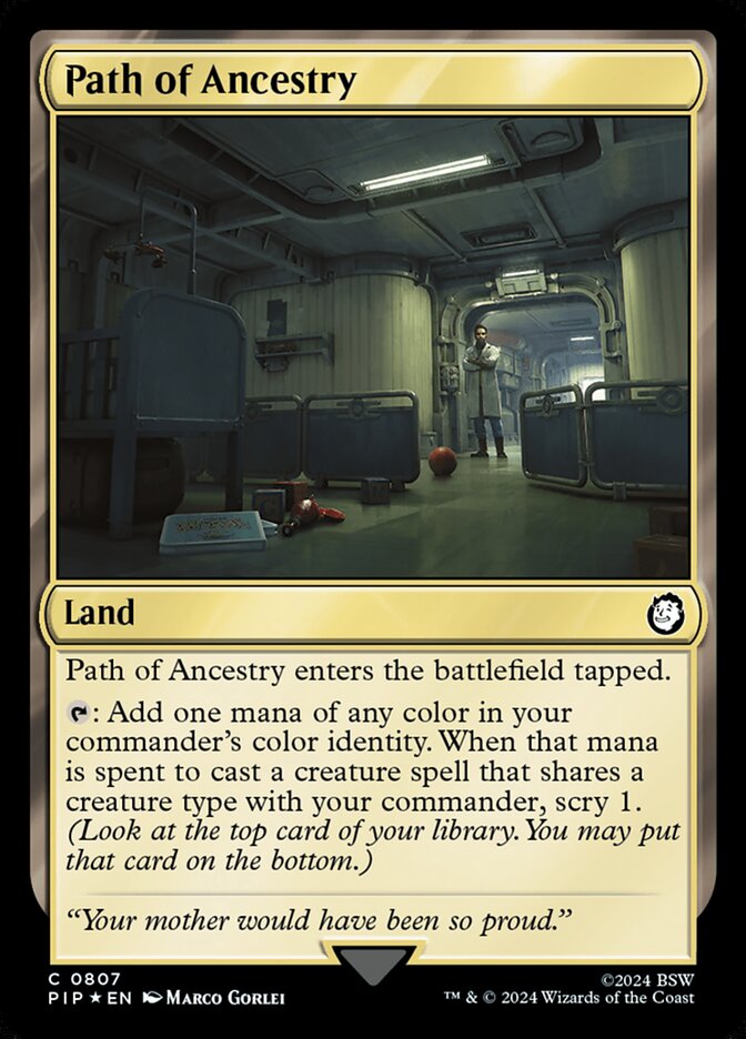 Magic the Gathering Card - Path of Ancestry - MTG Circle