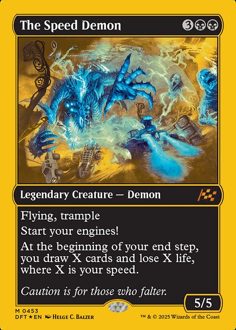 Magic the Gathering Card - The Speed Demon - MTG Circle