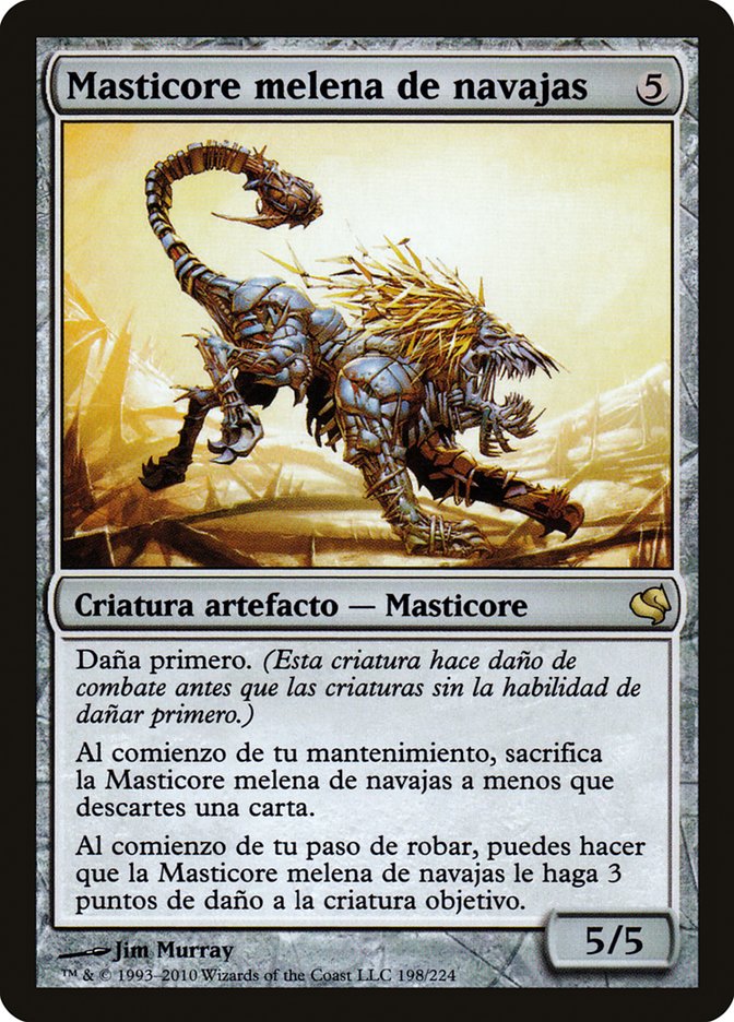 Magic the Gathering Card - Razormane Masticore - MTG Circle