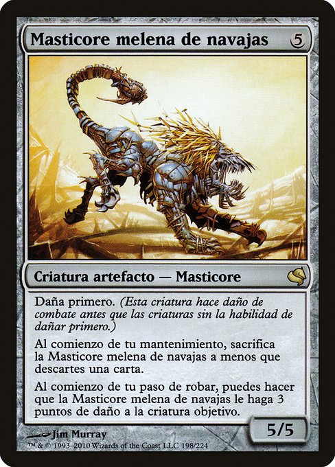 Magic the Gathering Card - Razormane Masticore - MTG Circle