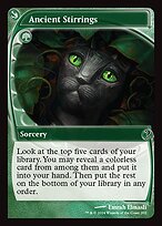 Magic the Gathering Card - Ancient Stirrings - MTG Circle