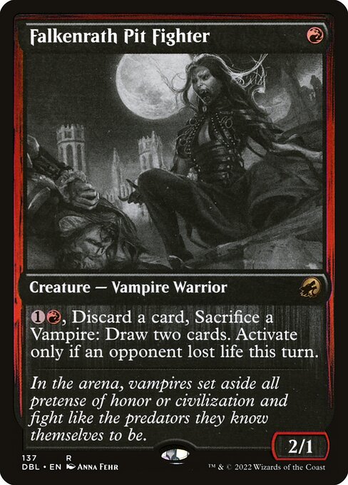 Magic the Gathering Card - Falkenrath Pit Fighter - MTG Circle