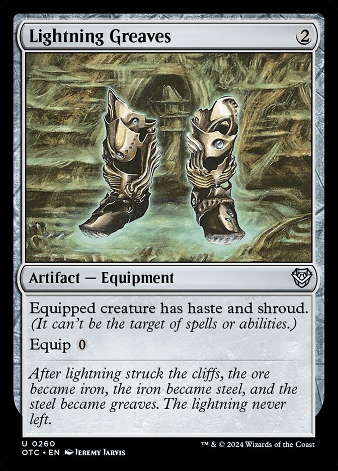 Magic the Gathering Card - Lightning Greaves - MTG Circle