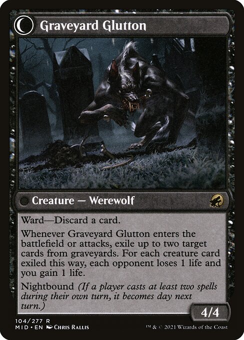 Magic the Gathering Card - Graveyard Glutton - MTG Circle