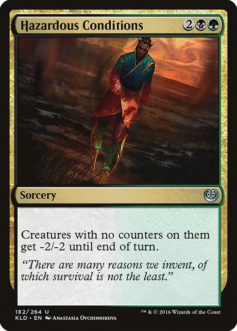Magic the Gathering Card - Hazardous Conditions - MTG Circle