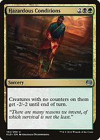 Magic the Gathering Card - Hazardous Conditions - MTG Circle
